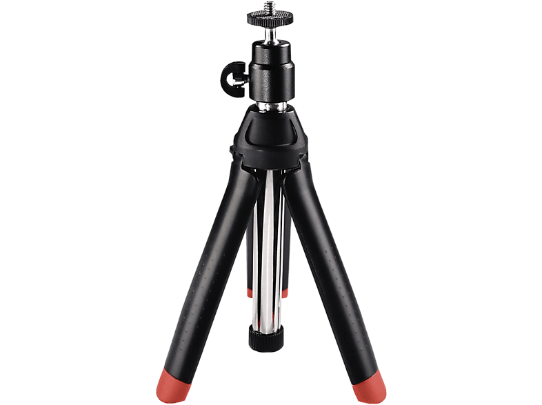 Hama Multi 4in1 Tischstativ 1/4 Zoll Arbeitshöhe=20 - 90 cm Schwarz inkl. Smartphonehalter