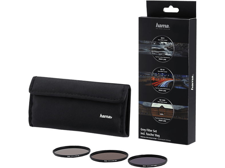 HAMA ND8/64/1000 Set 77mm - Filterset (Schwarz)