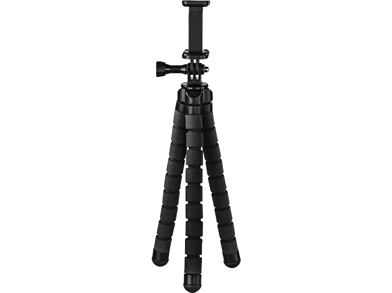 hama 00004613 Stativ Flex für Smartphone und GoPro, 26 cm, Schwarz
