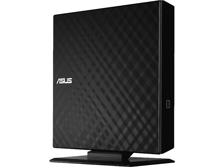 Asus SDRW-08D2S DVD-Brenner Extern Retail USB-A (USB 2.0) Schwarz