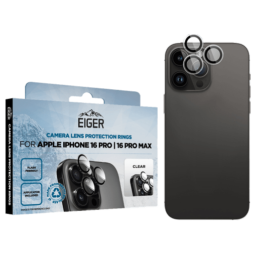 Eiger iPhone 16 Pro/16 Pro Max Mountain Glas Camera Ring Pro