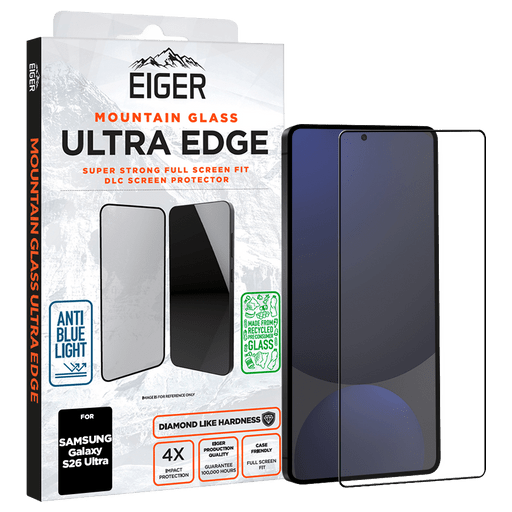 Eiger Galaxy S26 Ultra Ultra Edge Glass Screen Protector