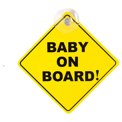 AK „Baby an Bord“-Schild