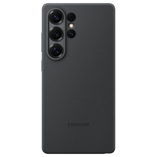 Samsung Galaxy S25 Ultra Silikon-Cover Silicone Case Black Smartphone Hülle – Handyhülle/Handy Tasche – schwarz