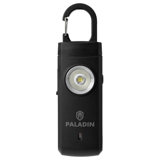 Paladin Aufladbarer Taschenalarm mit LED-Lampe – Taschenlampe