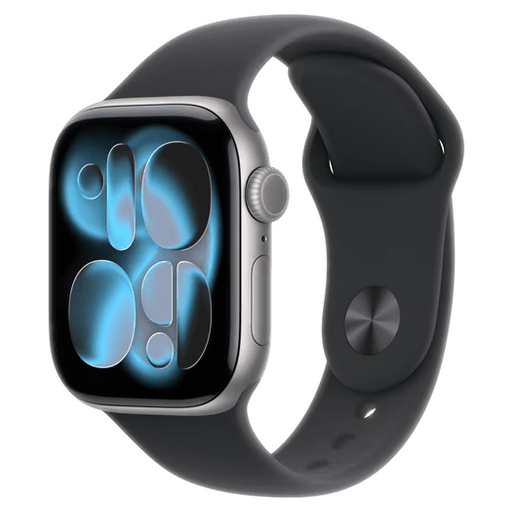 Apple - Smartwatch, AW Series 11GPS46mmSpace Grey Aluminium Case with Black Sport Band - M/L, 46mm, Spacegrau
