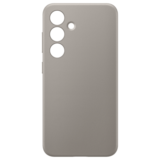 Samsung - Vegan Leather Case Galaxy S24 Taupe, Grau