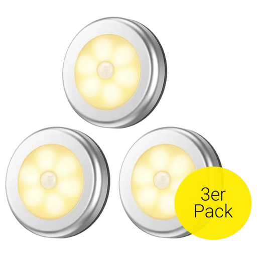 AK Kabelloses LED-Nachtlicht (3er-Set), magnetisch