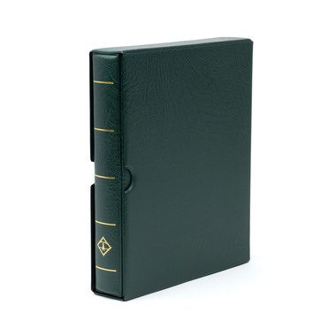 Ringbinder OPTIMA F für Briefmarken, grün