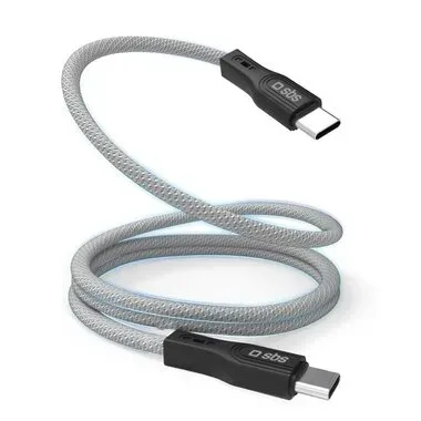 SBS Magnetkabel USB-Typ C | 1 m | grau