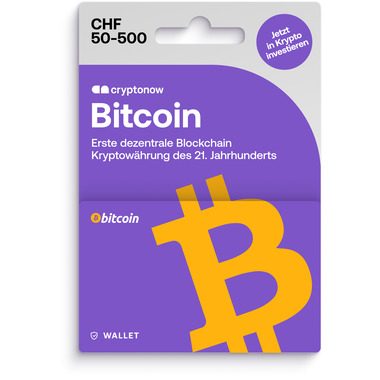 Geschenkkarte Cryptonow - Bitcoin variabel