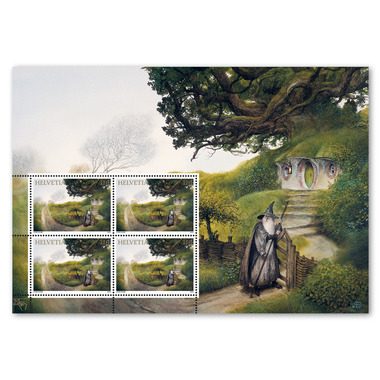 Briefmarken CHF 1.10 «Gandalf», Spezialbogen mit 4 Marken