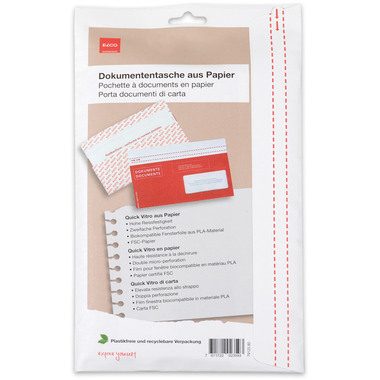 ELCO Dokumententasche C5/6 rot, F. rechts 20 Stück