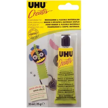 Uhu - Bastelkleber, 33 ml, Transparent