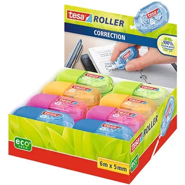 TESA Korrekturroller Mini EcoLogo 598160000 4 Farben ass.