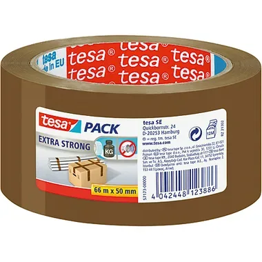 TESA Verpackungsband Extra 50mmx66m 571730000 braun
