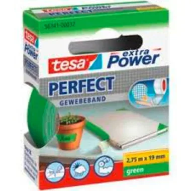 TESA Extra Power Perfect 2.75mx19mm 563410003 Gewebeband. gr&uuml;n
