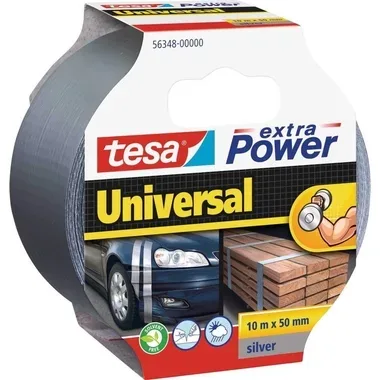 TESA Extra Power Universal 10mx38mm 563480000 Gewebeband. silber