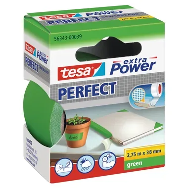 TESA Extra Power Perfect 2.75mx38mm 563430003 Gewebeband. gr&uuml;n