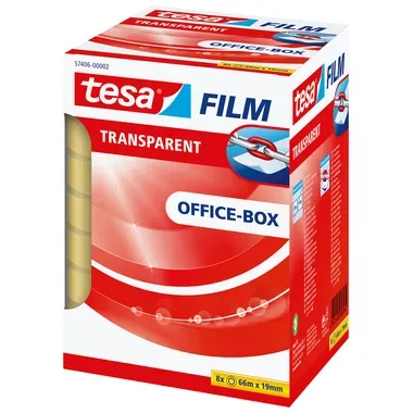 TESA Klebeband transp.Box 66mx19mm 574060000 8 Stk.