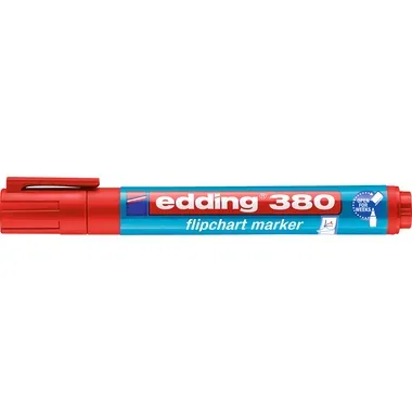 Edding -  Flipchart Marker 1,5-3mm, Rot Bunt