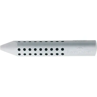 FABER-CASTELL Dreikantradierer GRIP 2001 187100 grau, 14x90x14mm