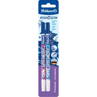 PELIKAN Tintenl&ouml;scher Super Pirat B 850B/2/B 2 St&uuml;ck, Blister
