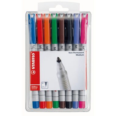 STABILO OHP Pen non-perm. M 853/8 8er Etui