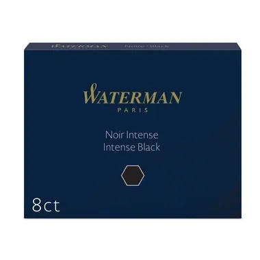 WATERMAN Tintenpatronen Standard S0110850 schwarz 8 St&uuml;ck