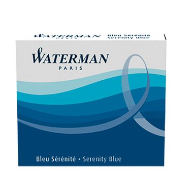 WATERMAN Tintenpatronen S0110950 blau 6 St&uuml;ck