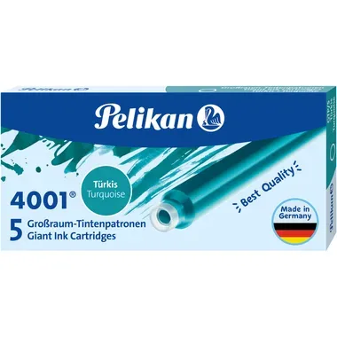 PELIKAN Tinte 4001 GTP/5 310656 t&uuml;rkis 5 St&uuml;ck