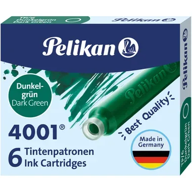 Pelikan -  Tintenpatronen TP/6 300087 grün 6 Stück