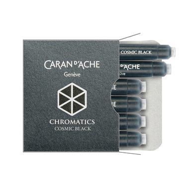 CARAN D'ACHE Tintenpatrone 8021.009 Cosmic Black 6 St&uuml;ck