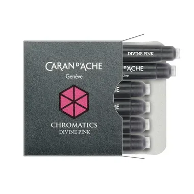 CARAN D'ACHE Tintenpatrone 8021.080 Divine Pink 6 St&uuml;ck