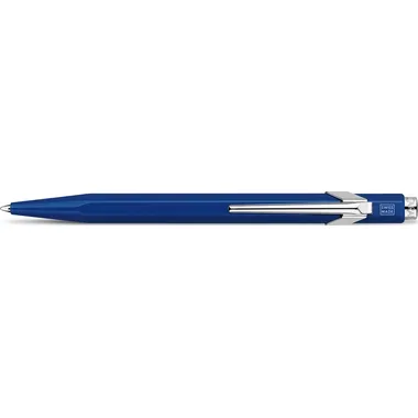 CARAN D'ACHE Kugelschreiber 849 Metall 849.160 blau, refill, Schrift blau