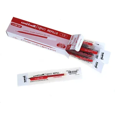 UNI-BALL Roller Mine 1mm UMR-10 RED rot, f&uuml;r Signo-Broad UM153