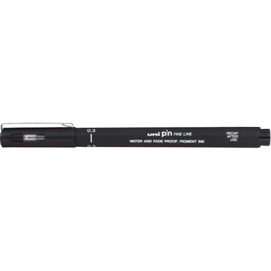 Uni Fineliner PIN 0.3 mm Schwarz