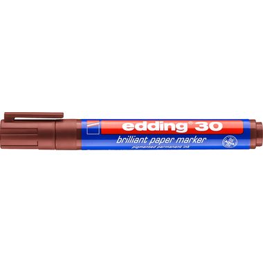 edding Permanent-Marker 30 Braun