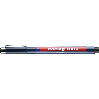 edding Profipen 1800 0.7 mm, Schwarz