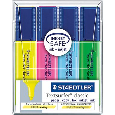 STAEDTLER Textsurfer Classic 364WP4 4 Farben ass.