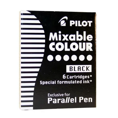 PILOT Tintepatronen IC-P3 ICP3S6B schwarz 6 St&uuml;ck