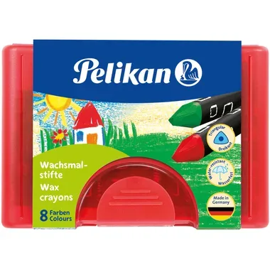 PELIKAN Wachsmaler Griffix 665/8D 8 Farben ass. Etui