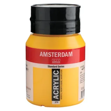 Talens -  Acrylfarbe Amsterdam 500ml 17722702 Azogelb dunkel