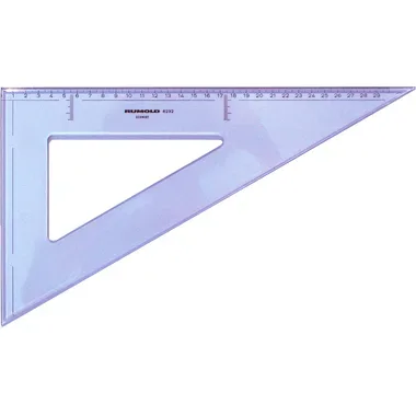 RUMOLD Zeichendreieck 29cm 6232 60&deg; farbig/transp.