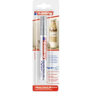 EDDING Paintmarker 750 2-4mm 750BliCrea 054 silber Blister