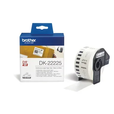 PTOUCH Endlos-Etiketten 38mmx30.48m DK-22225 QL-1050 weiss