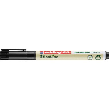 Edding e-25 EcoLine 4-25001 Permanentmarker Schwarz wasserfest: Ja