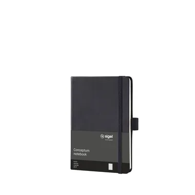 CONCEPTUM Notizbuch A6 CO131 kariert schwarz