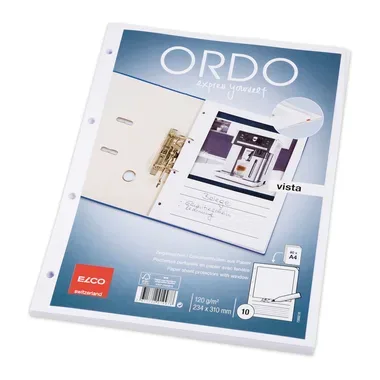 ELCO Organisationsmappen Ordo Vista 73692.10 weiss, 120g, gelocht 10 St&uuml;ck
