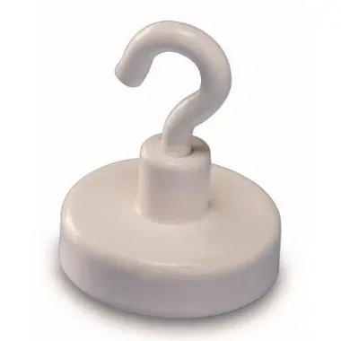 MAGNETOPLAN Hakenmagnet 36mm 52636 weiss
